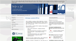 Desktop Screenshot of bip-e.pl